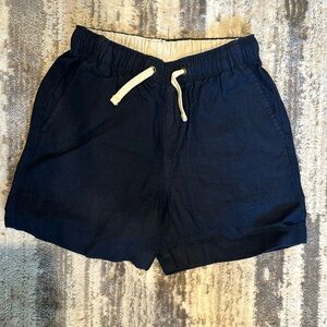 NWT J. Crew Crewcuts Boys Navy Linen Shorts